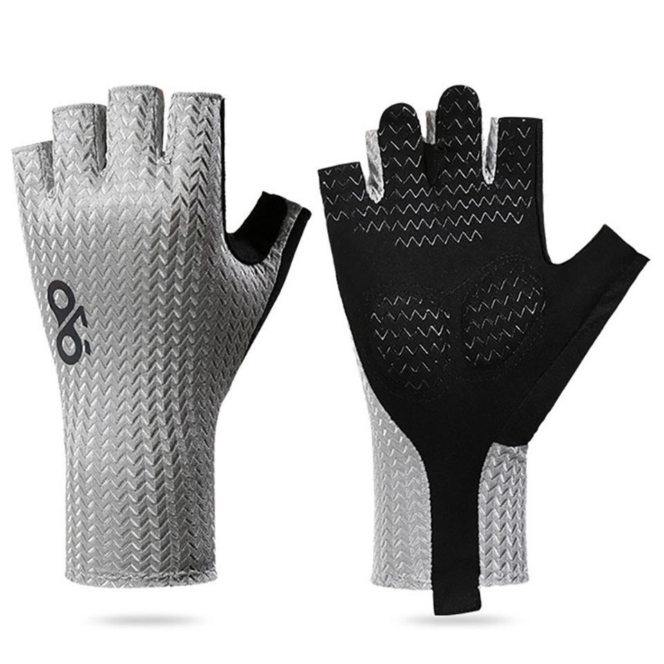 Mountain Biking Gloves Mens - Summer Breathable Half Finger Cycling Gloves