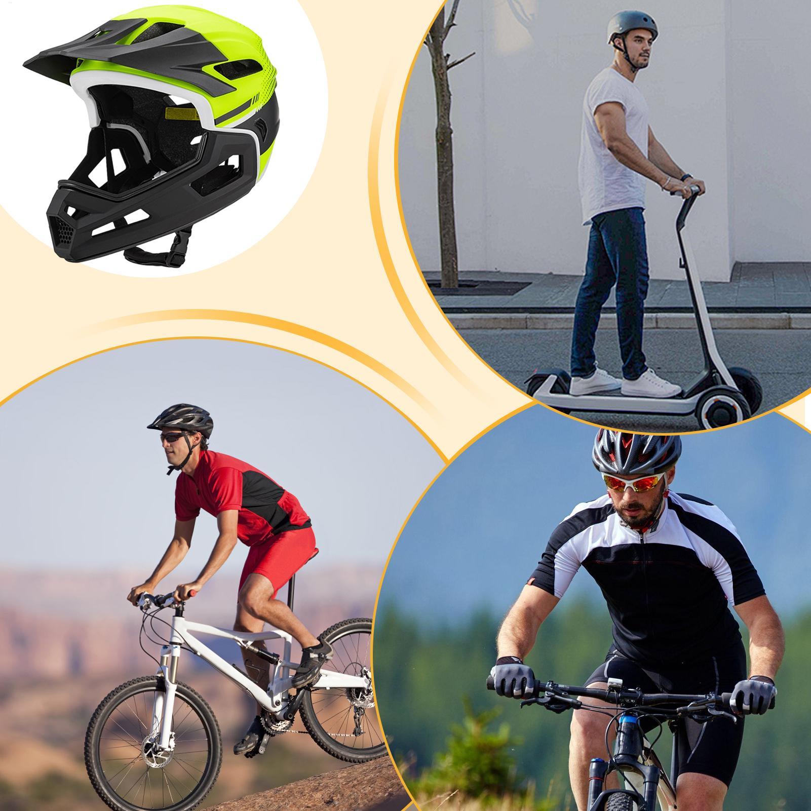 Mountain Biking Helmet Full Face - Bike Helmet Full Face Cycling Head