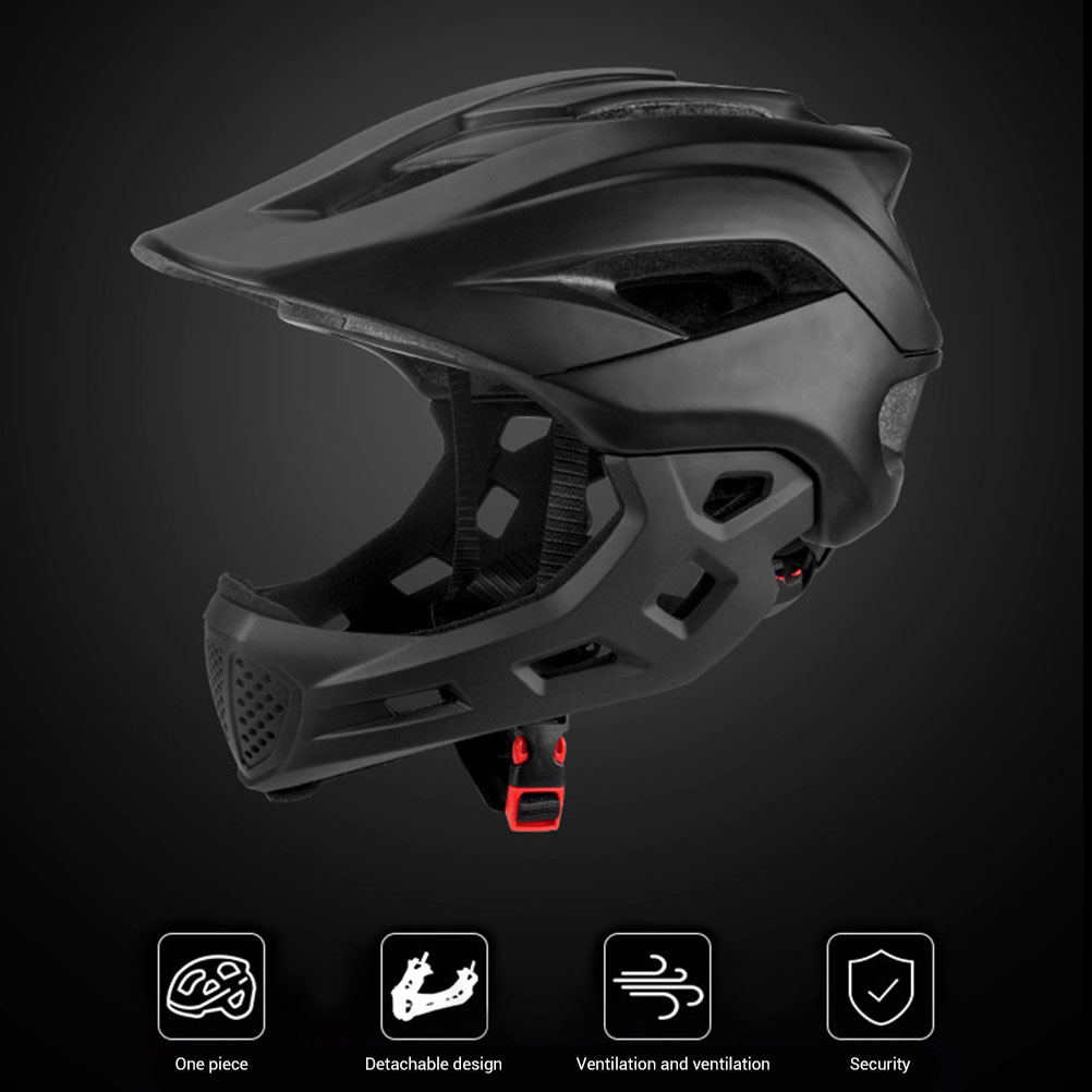 2 in 1 Kids Full Face Bike Hel - Mountain Biking Helmet Full Face ulasan dan harga