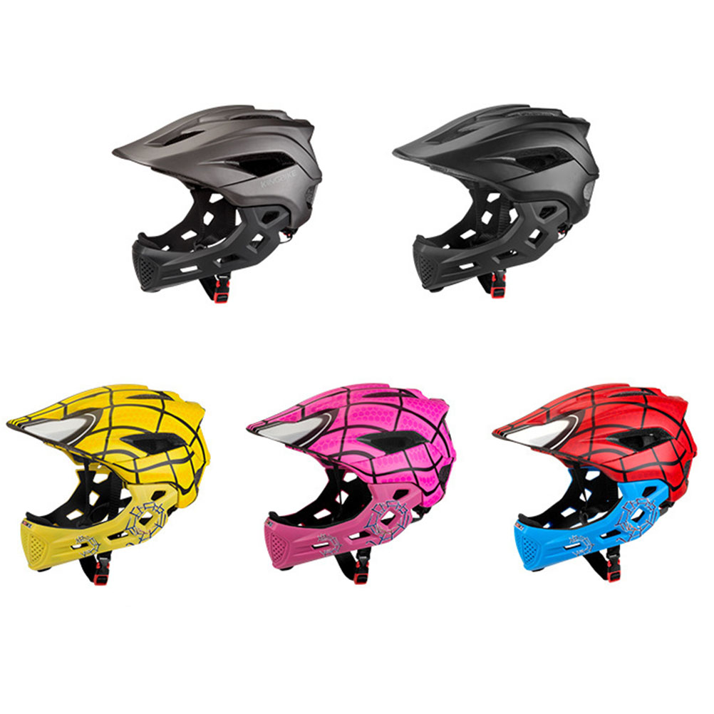 2 in 1 Kids Full Face Bike Hel - Mountain Biking Helmet Full Face ulasan dan harga