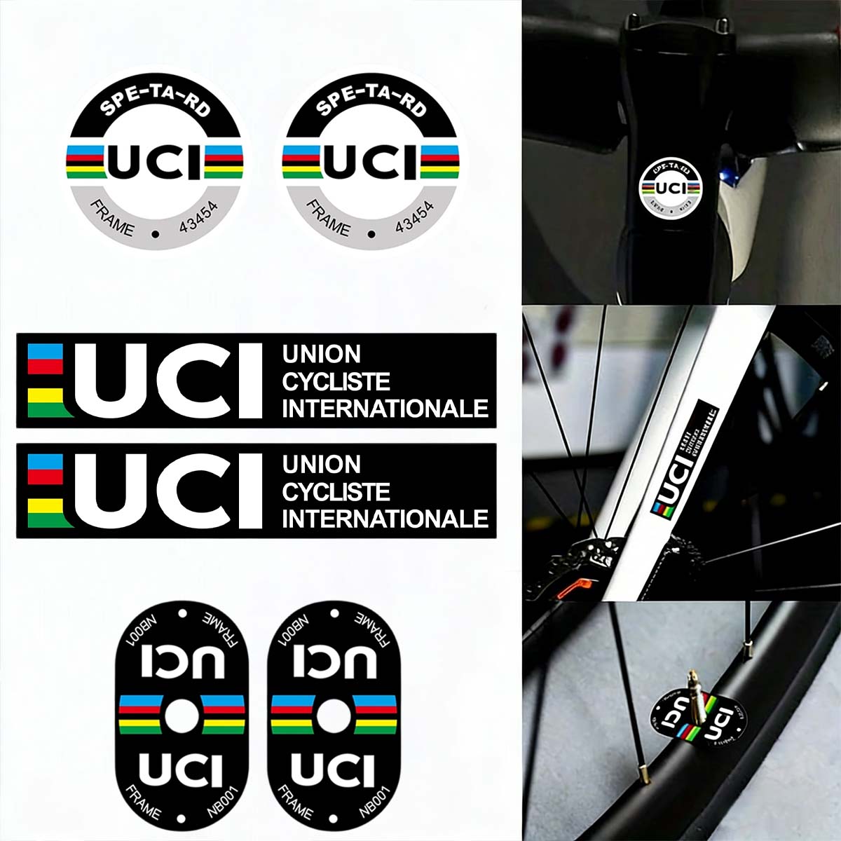 UCI Style Cycling Decor Sticke - Mountain Biking Uci ulasan dan harga