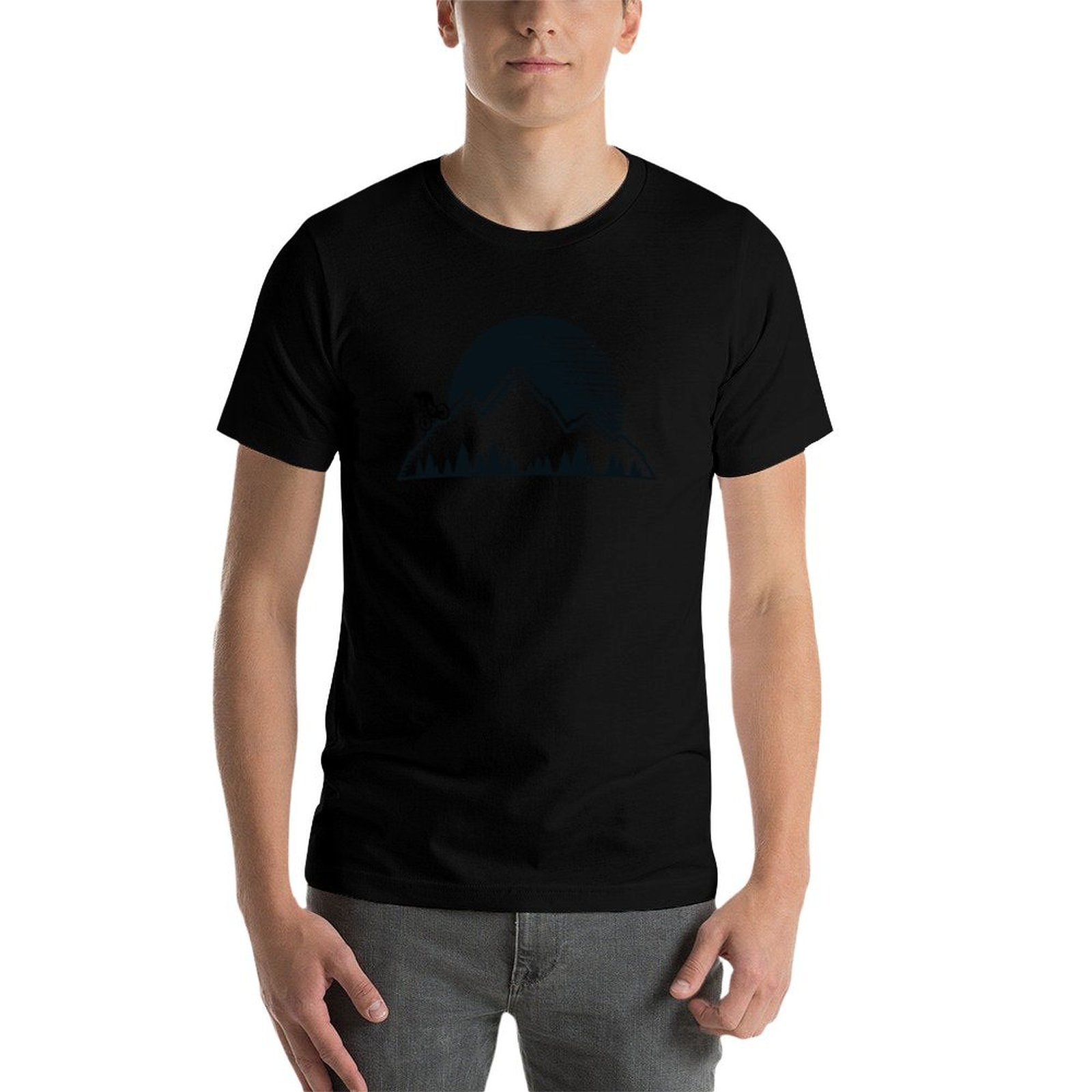 Downhill Mountain Bike T-Shirt - Mountain Biking Holidays ulasan dan harga