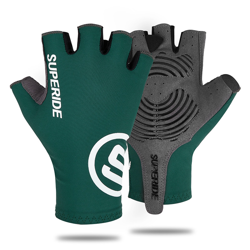 SUPERIDE Gel Padded Half Finge - Mountain Biking Gloves Mens ulasan dan harga