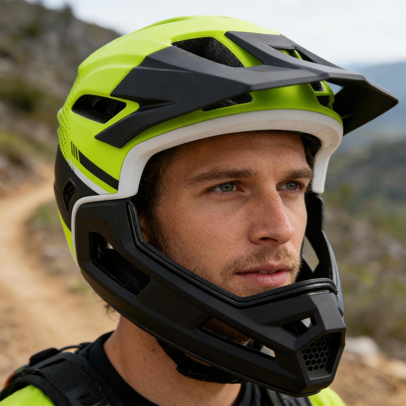 Bike Helmet Full Face Cycling  - Mountain Biking Helmet Full Face ulasan dan harga
