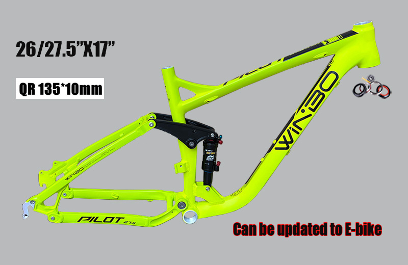 Full Suspension Bicycle Frame, - Mountain Biking Track ulasan dan harga