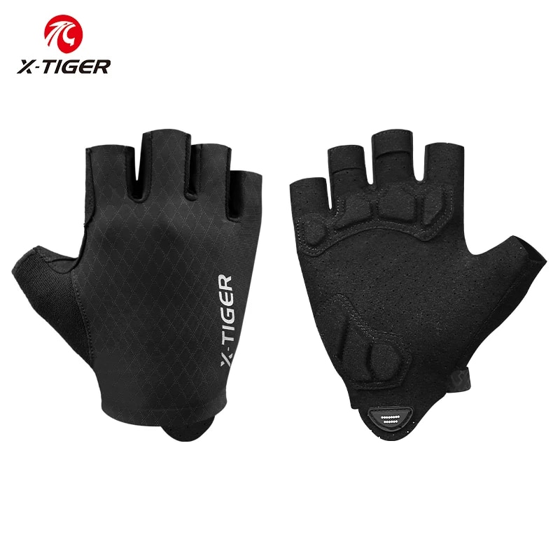 X-TIGER Cycling Gloves Half Fi - Mountain Biking Gloves Mens ulasan dan harga