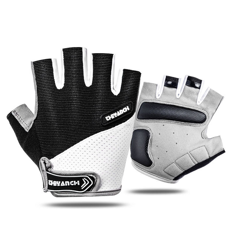 Breathable Half Finger Cycling - Mountain Biking Gloves Mens ulasan dan harga
